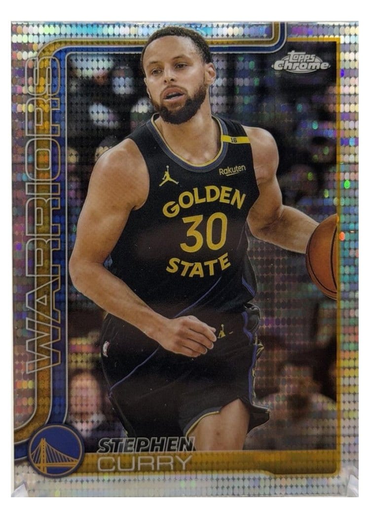 2025 Topps Chrome Stephen Curry #201 card