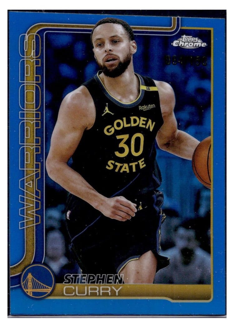 2025 Topps Chrome Stephen Curry #201 card