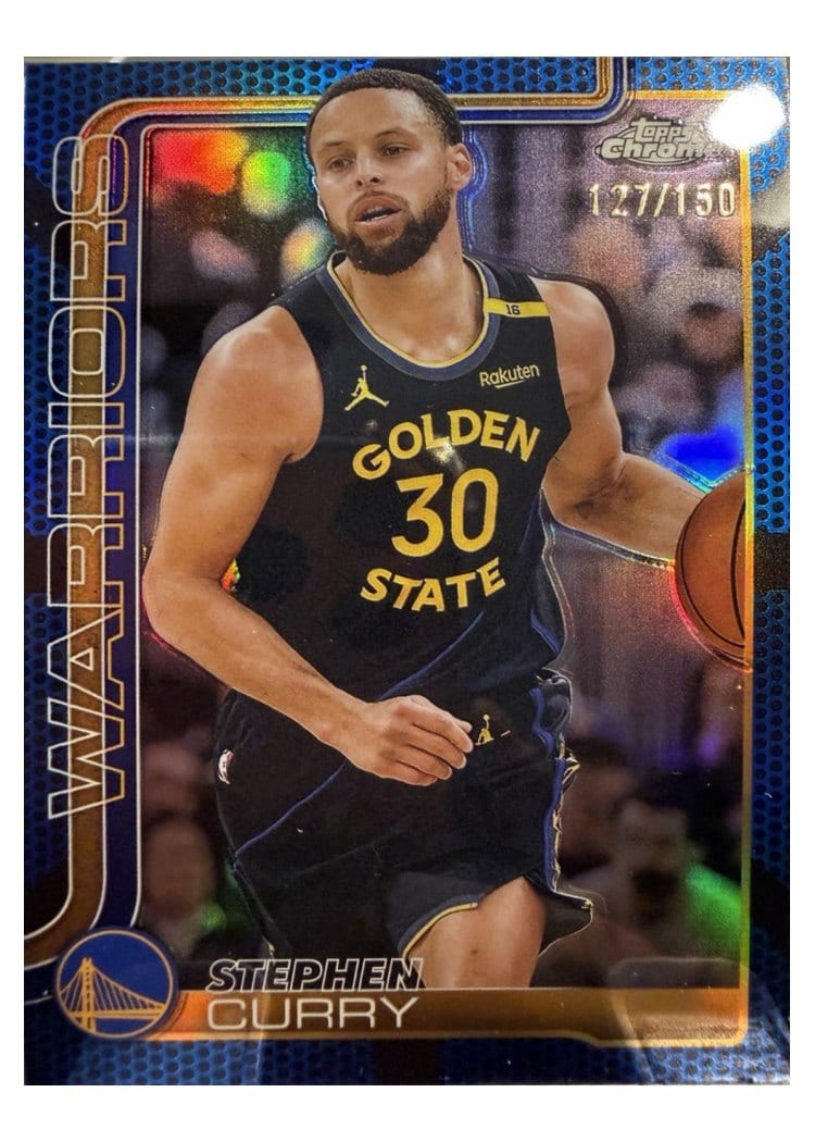 2025 Topps Chrome Stephen Curry #201 card