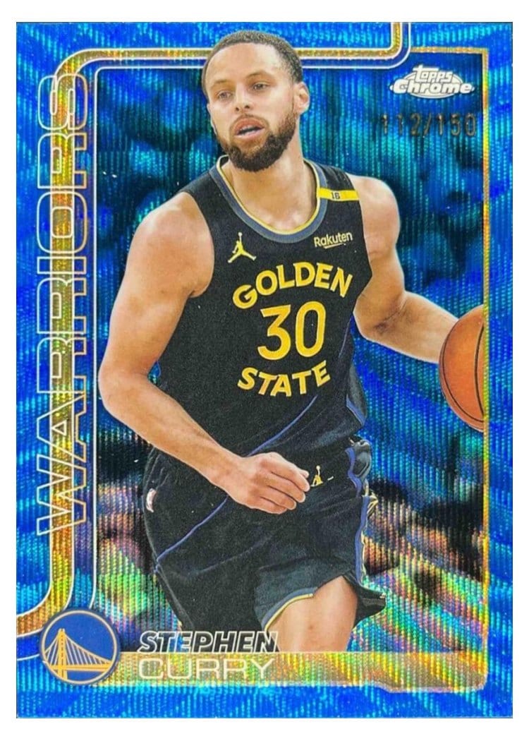 2025 Topps Chrome Stephen Curry #201 card