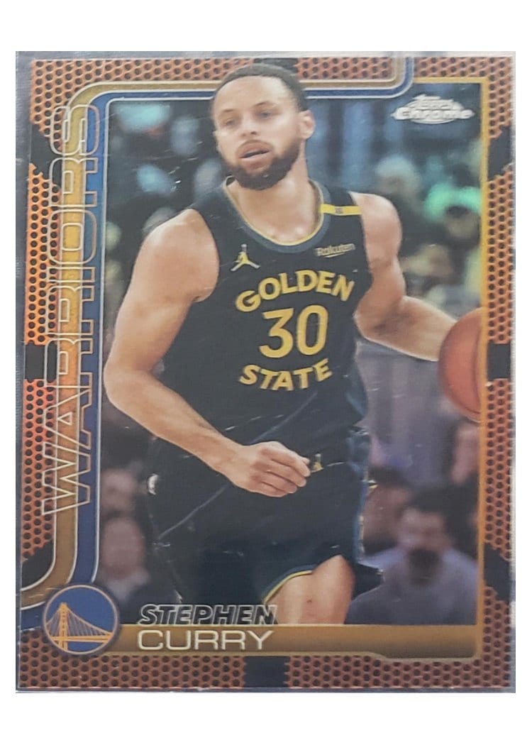 2025 Topps Chrome Stephen Curry #201 card