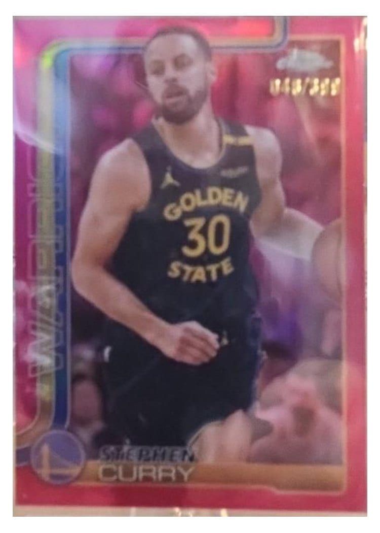 2025 Topps Chrome Stephen Curry #201 card