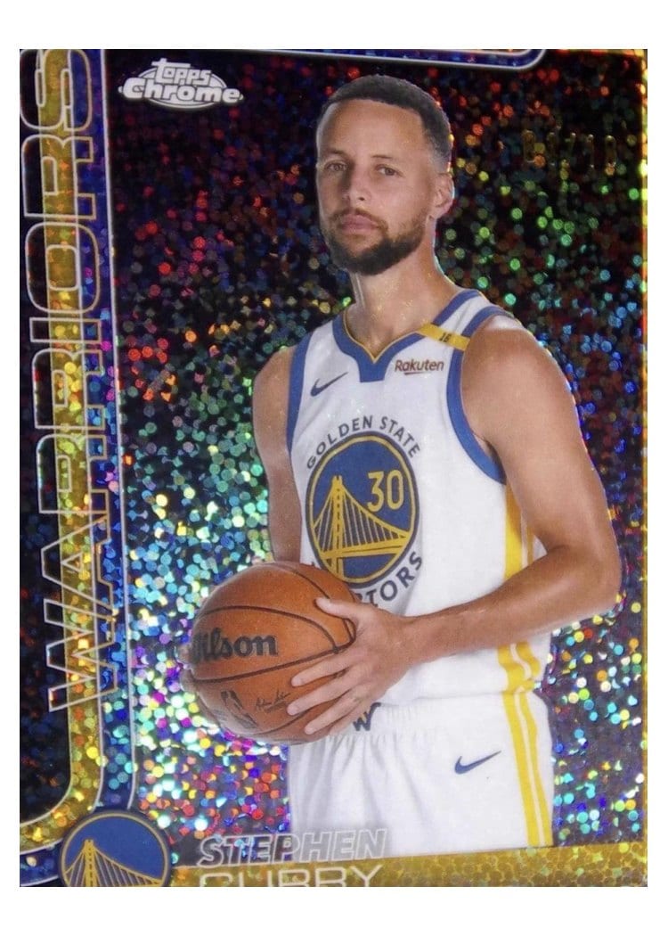 2025 Topps Chrome Stephen Curry #201 card