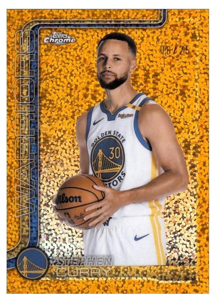 2025 Topps Chrome Stephen Curry #201 card