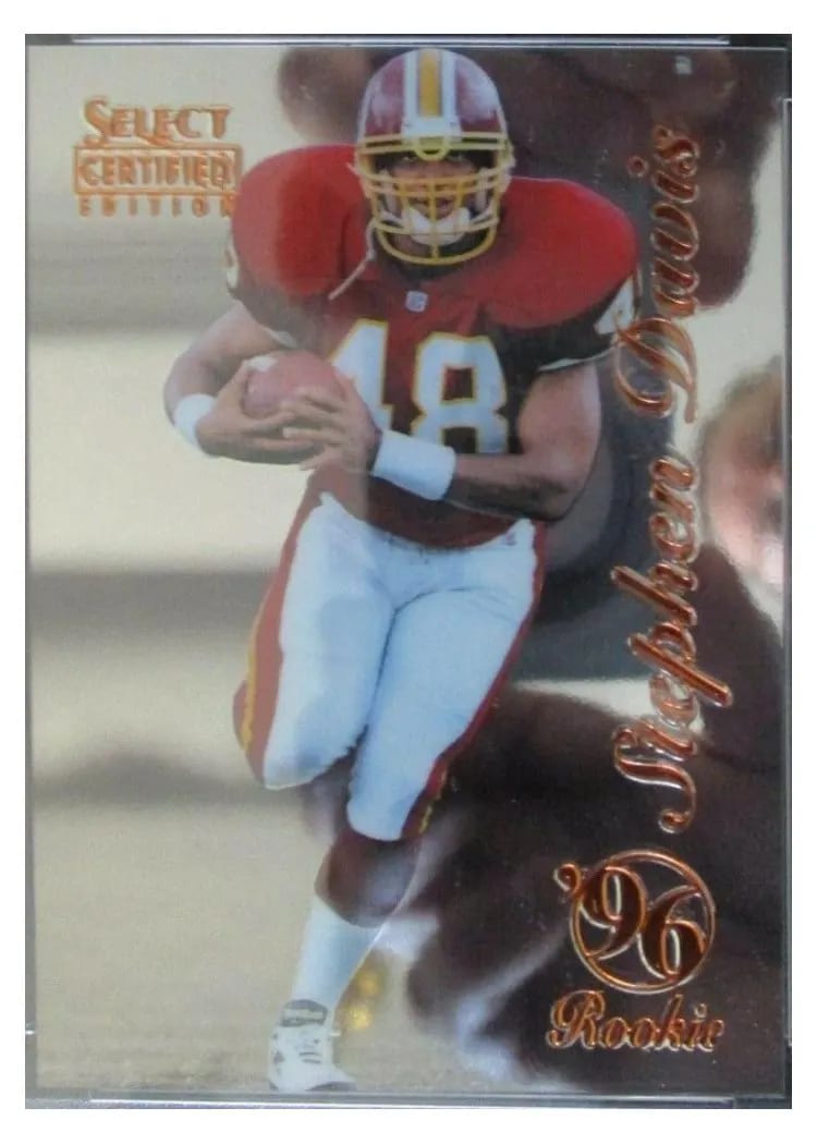 1996 Select Certified Stephen Davis #92 card