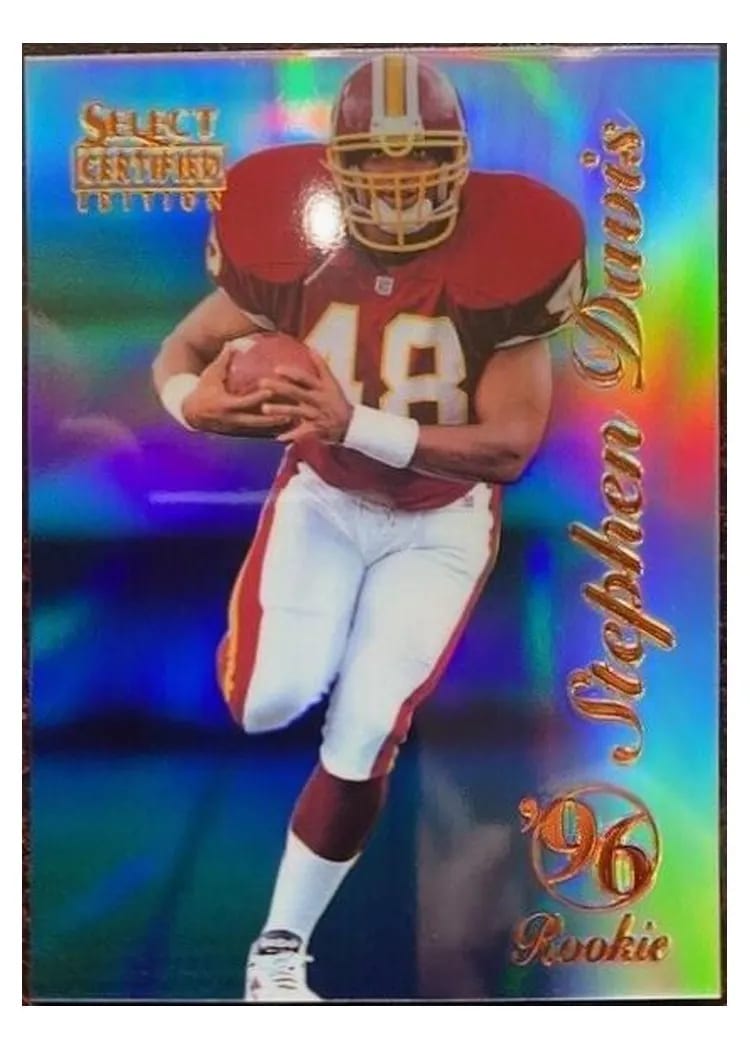 1996 Select Certified Stephen Davis #92 card