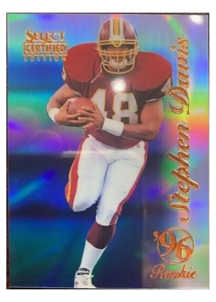 1996 Select Certified Stephen Davis #92 card