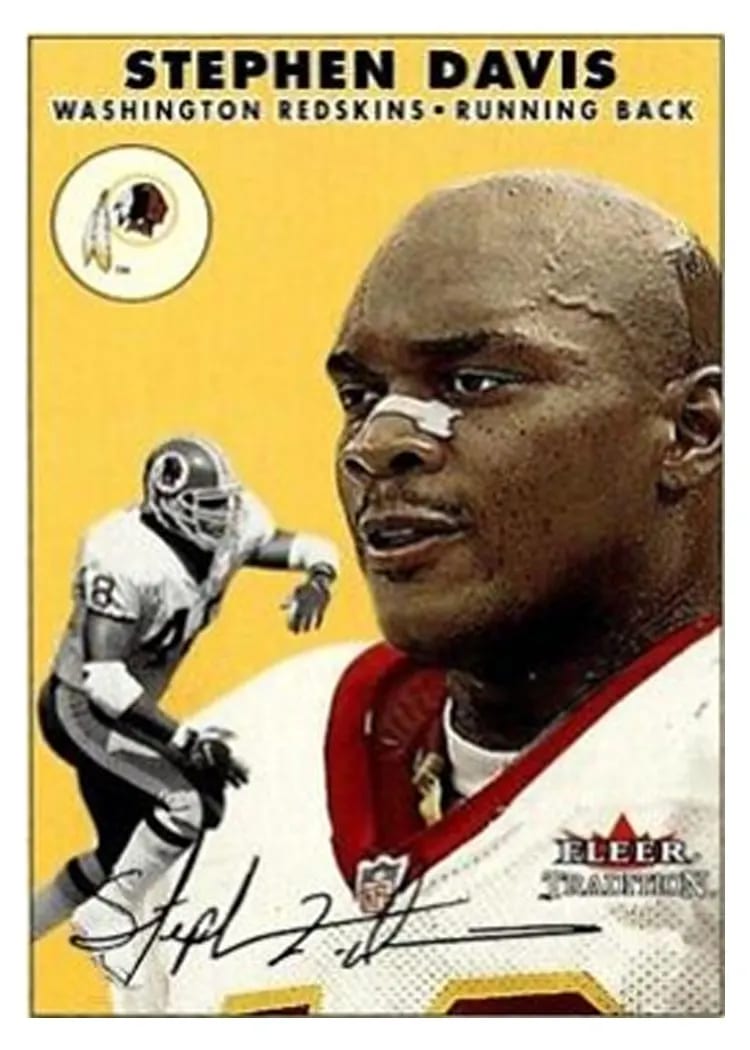 2000 Fleer Tradition Stephen Davis #61 card