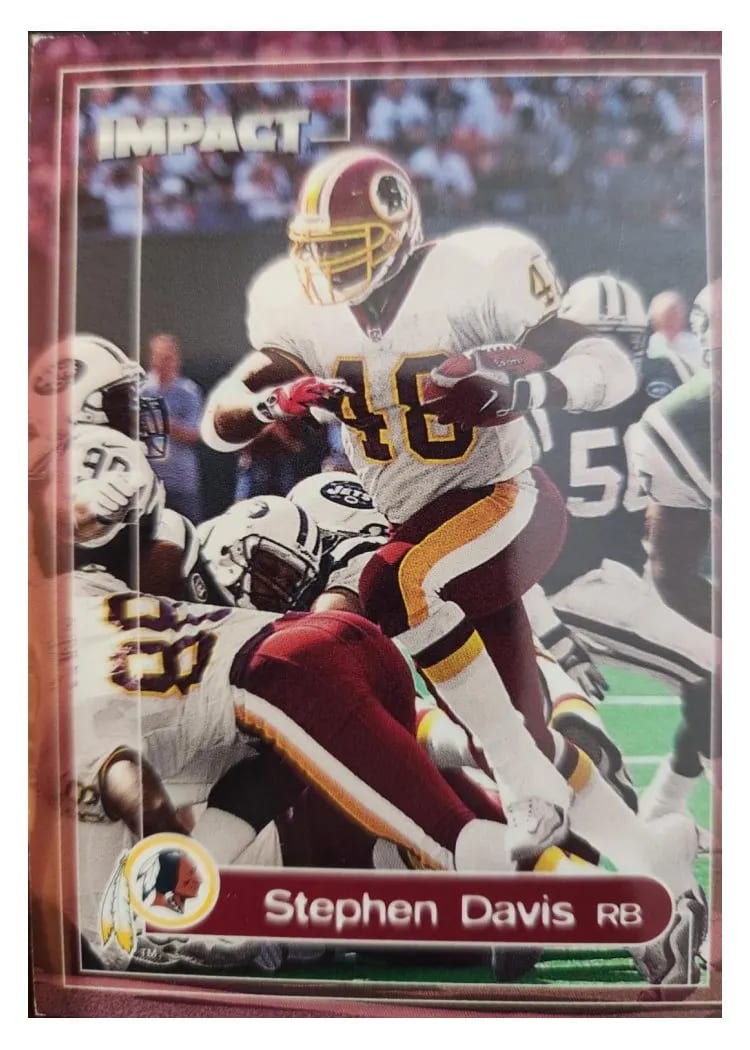 2000 Skybox Impact Stephen Davis #87 card