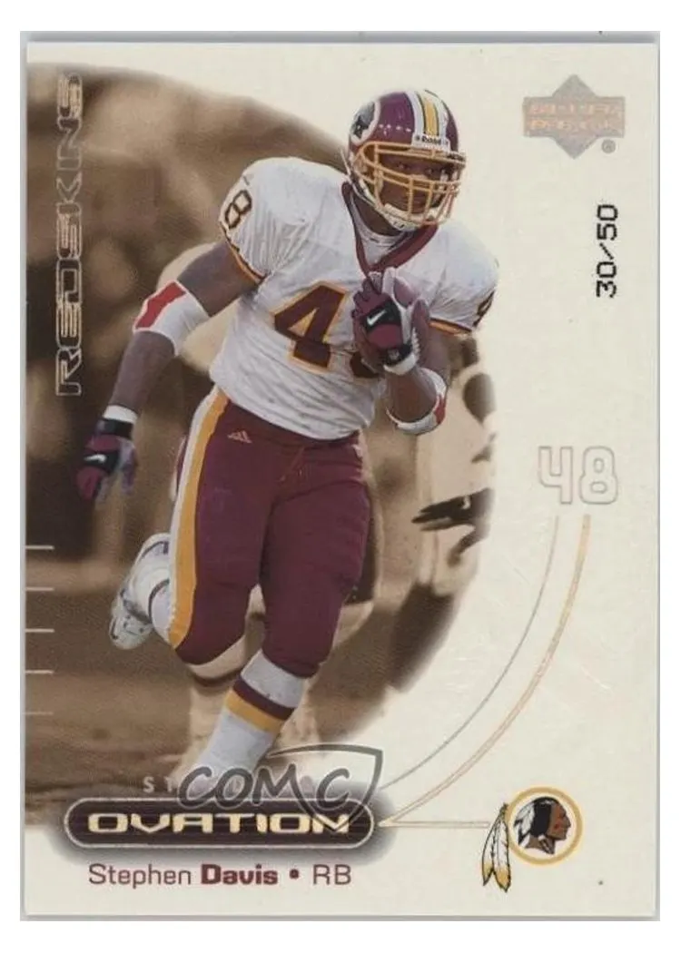 2000 Upper Deck Ovation Stephen Davis #60 card
