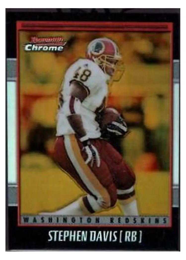 2001 Bowman Chrome Stephen Davis #5 card