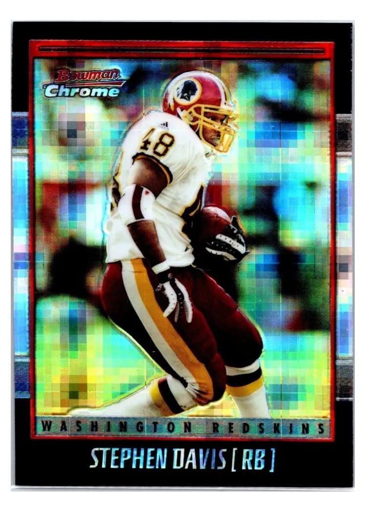 2001 Bowman Chrome Stephen Davis #5 card