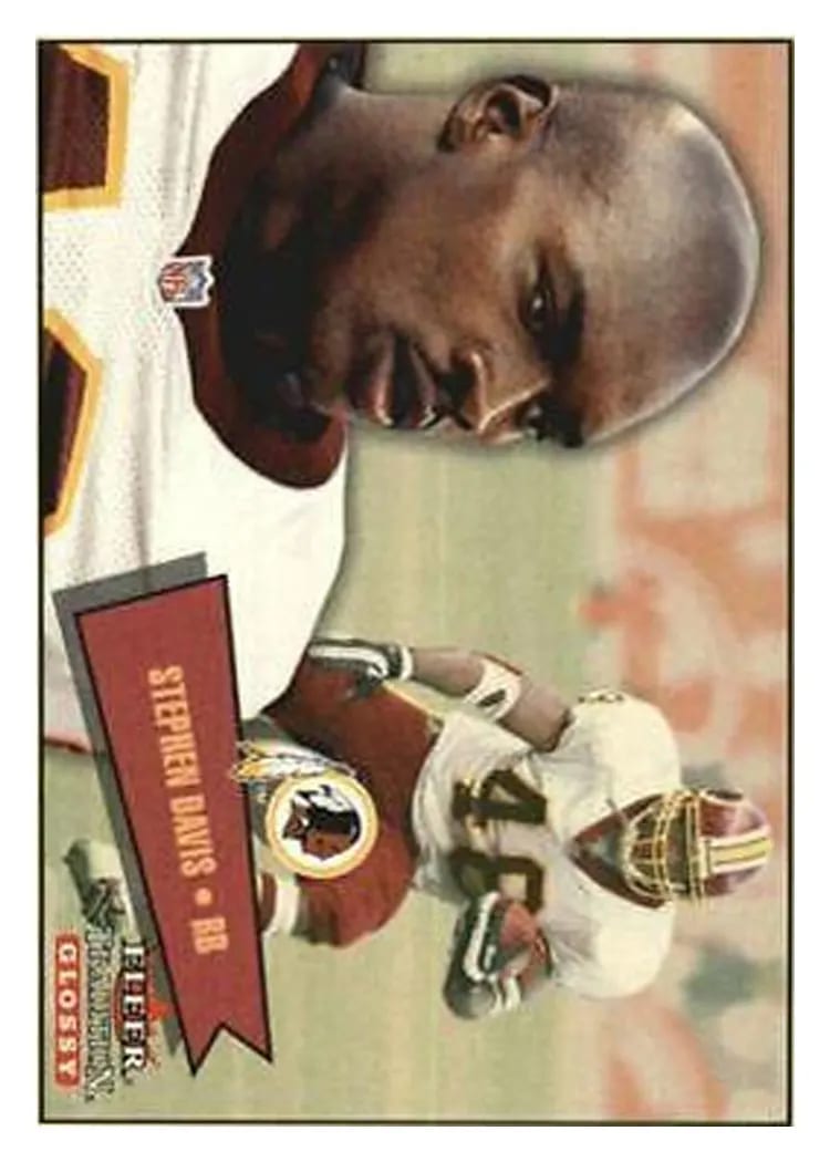 2001 Fleer Tradition Glossy Stephen Davis #21 card