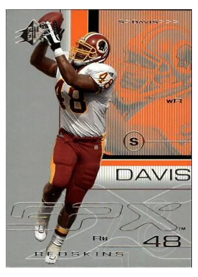 2001 Spx Stephen Davis #90 card