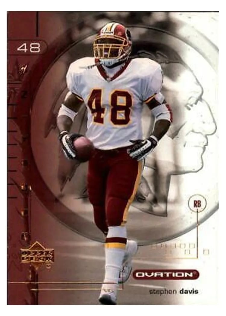 2001 Upper Deck Ovation Stephen Davis #90 card