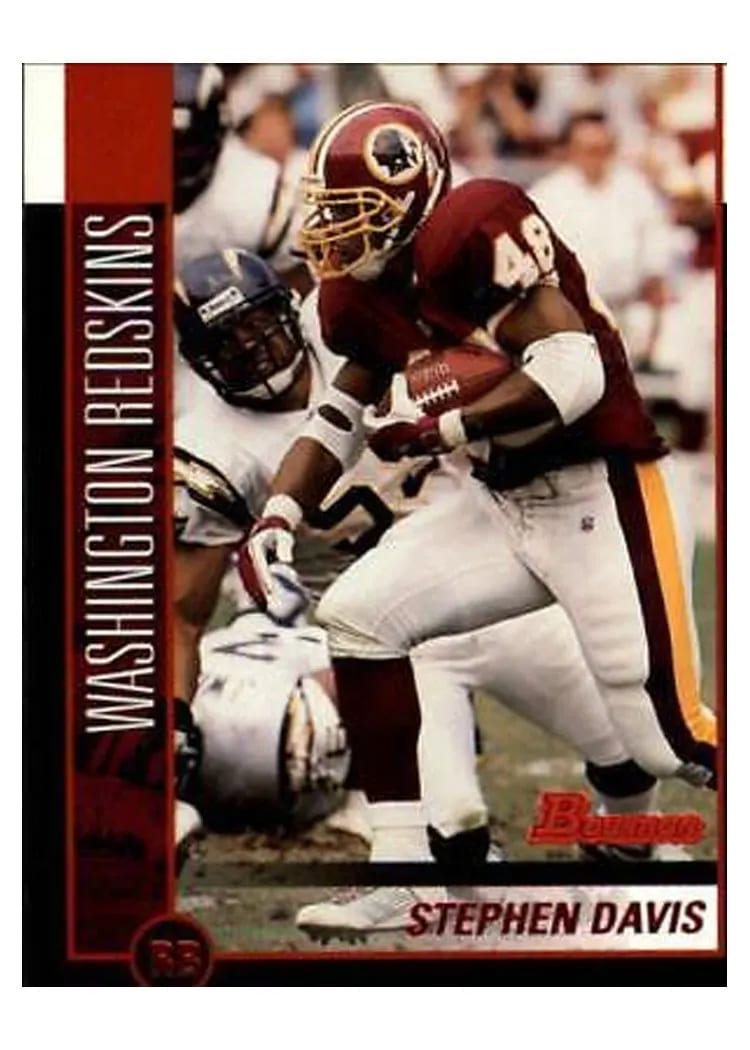 2002 Bowman Stephen Davis #6 card