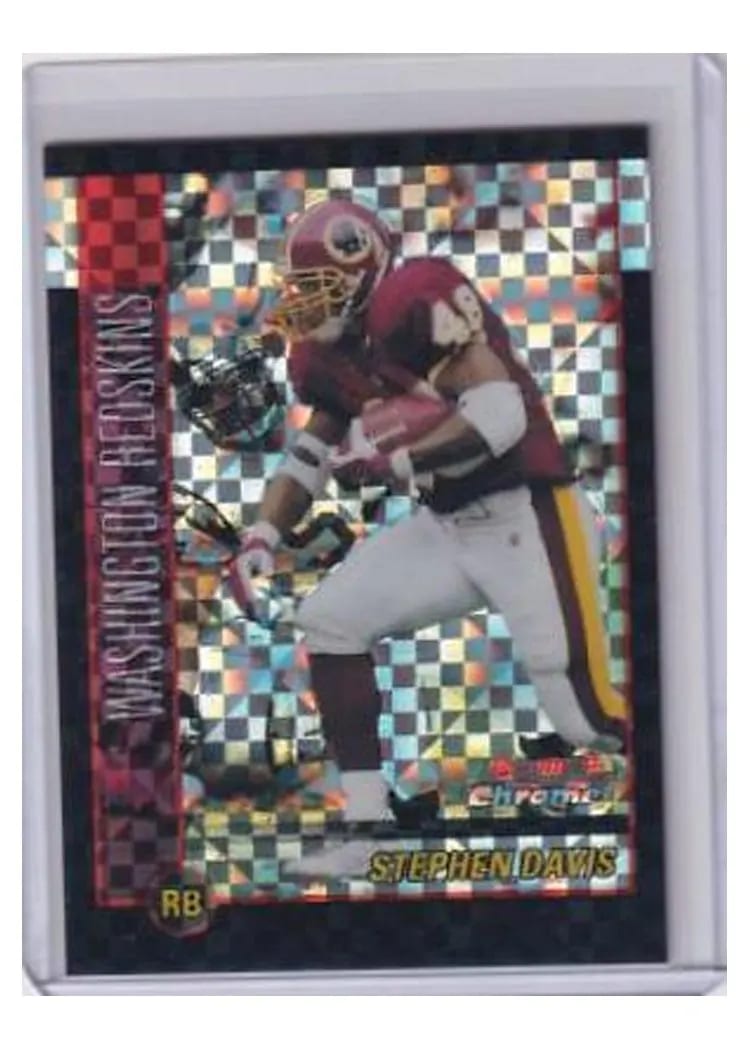 2002 Bowman Chrome Stephen Davis #6 card