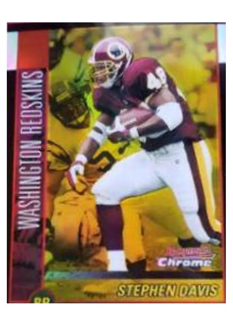 2002 Bowman Chrome Stephen Davis #6 card