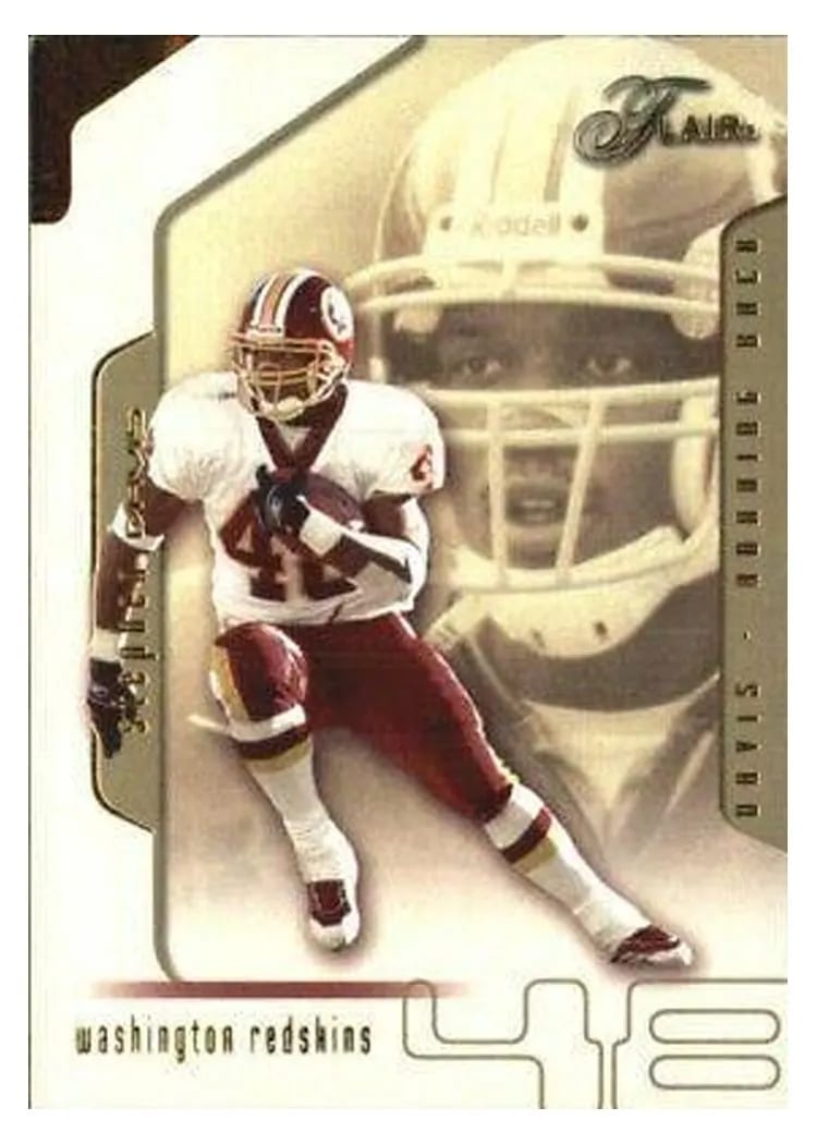2002 Flair Stephen Davis #58 card