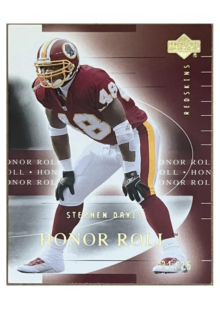 2002 Upper Deck Honor Roll Stephen Davis #59 card