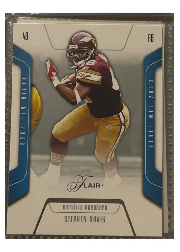2003 Flair Stephen Davis #49 card