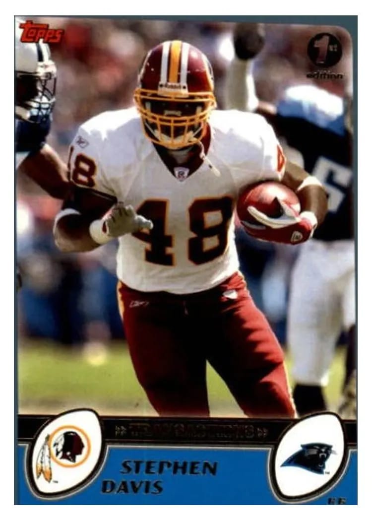 2003 Topps Stephen Davis #18 card