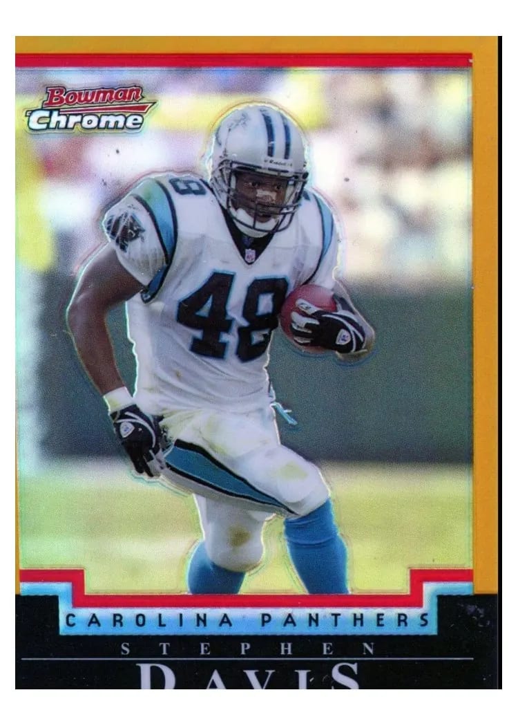 2004 Bowman Chrome Stephen Davis #55 card