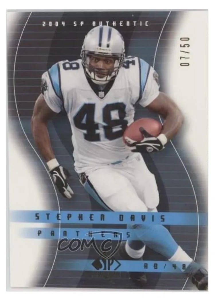 2004 SP Authentic Stephen Davis #12 card