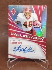 2024 Panini Phoenix Calligraphy Stephen Davis #C-SDS