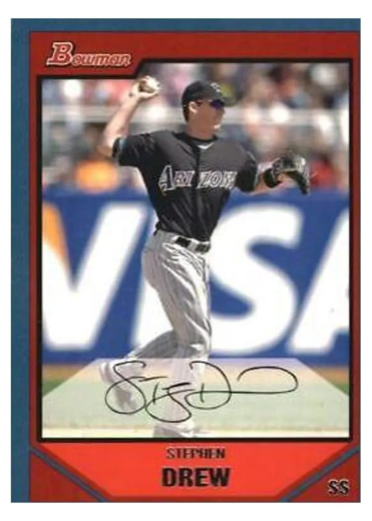 2007 Bowman Stephen Drew #5 card
