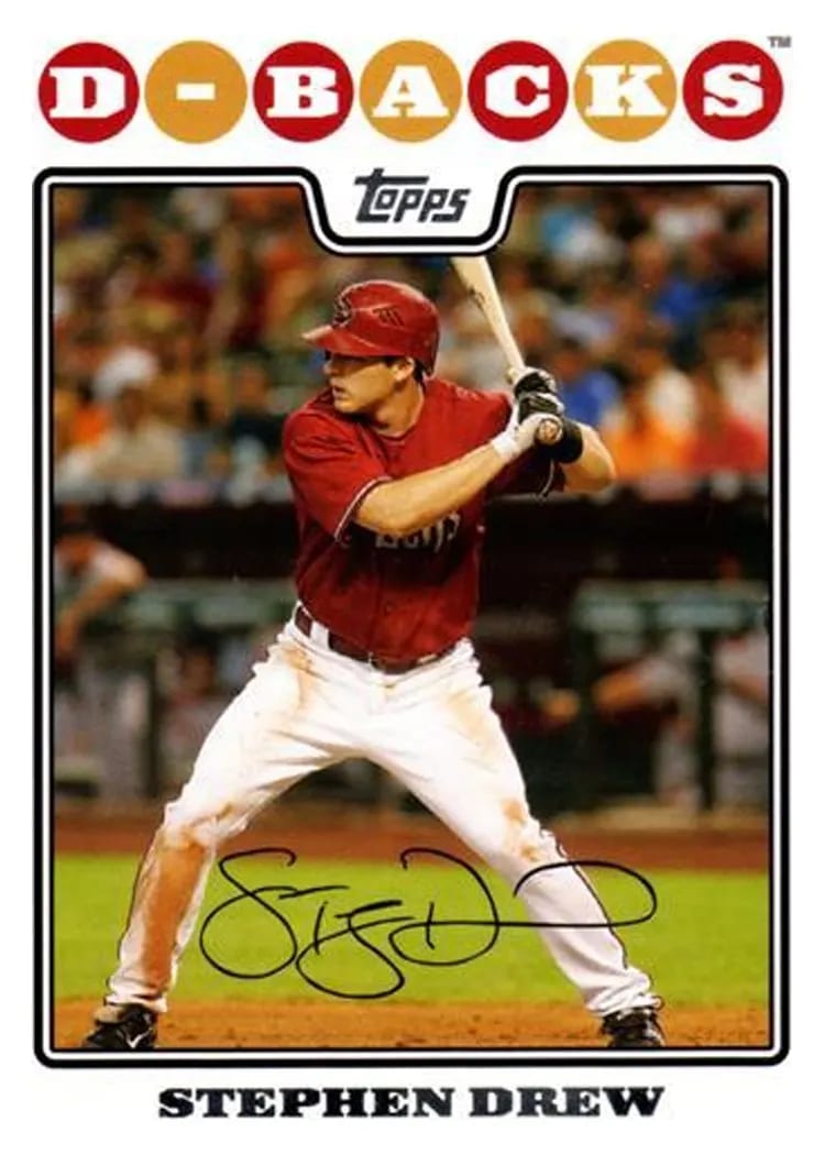 2008 Topps Stephen Drew #8 card