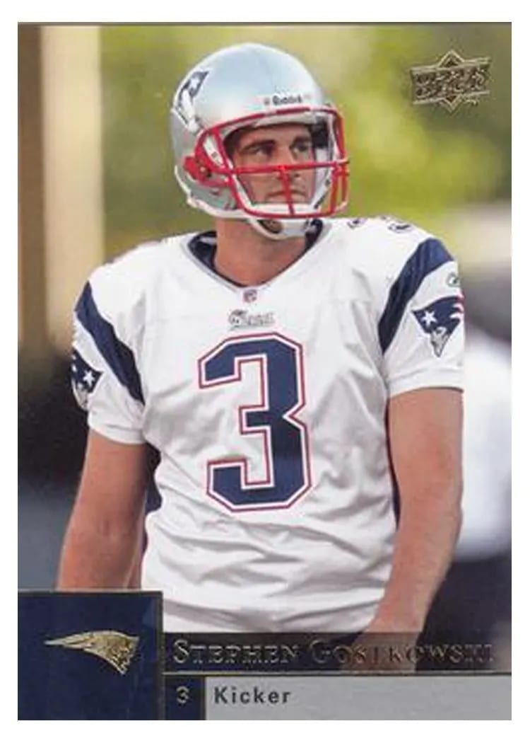 2009 Upper Deck Stephen Gostkowski #117 card