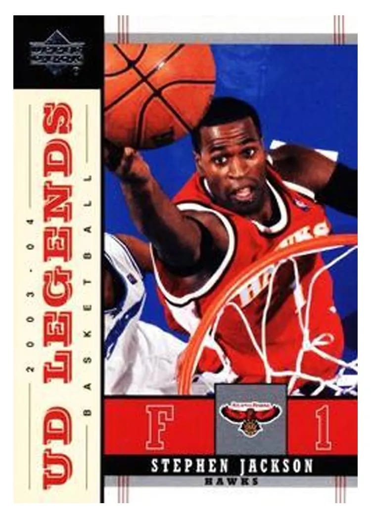 2003 Upper Deck Legends Stephen Jackson #2 card