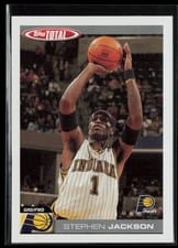 2004-05 Topps Total Base Set Stephen Jackson #141 card