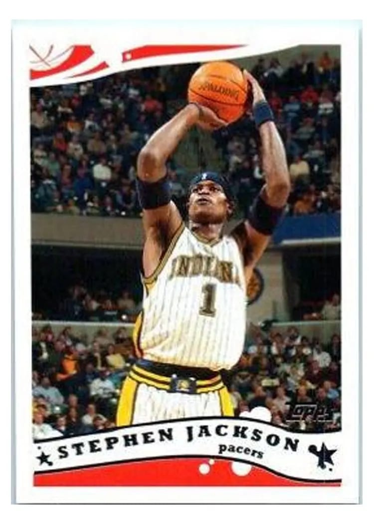 2005 Topps Stephen Jackson #66 card
