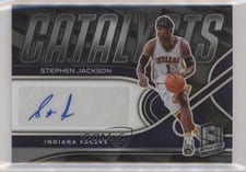2021-22 Panini Spectra Catalysts Signatures Stephen Jackson #CAS-SJA card