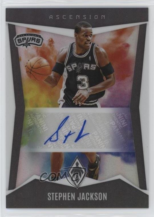 2023-24 Panini Phoenix Ascension Autographs Stephen Jackson #AA-SJK card