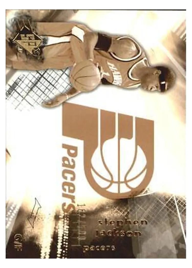 2004 Spx Stephen Jackson Throwback #33 card