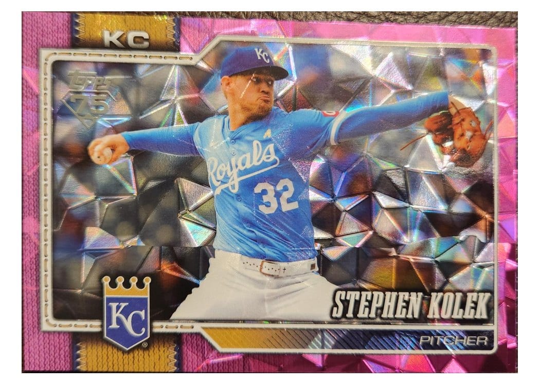 2026 Topps Base Set Stephen Kolek Pink Diamante #48 card