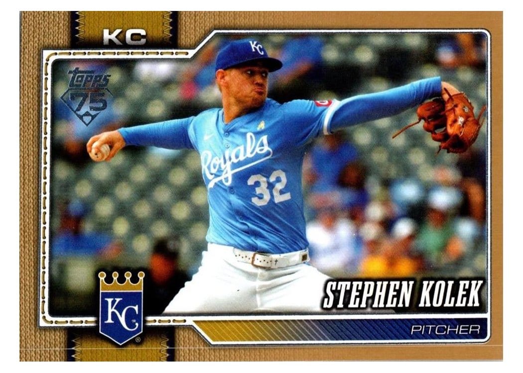 2026 Topps Base Set Stephen Kolek Gold #48 card