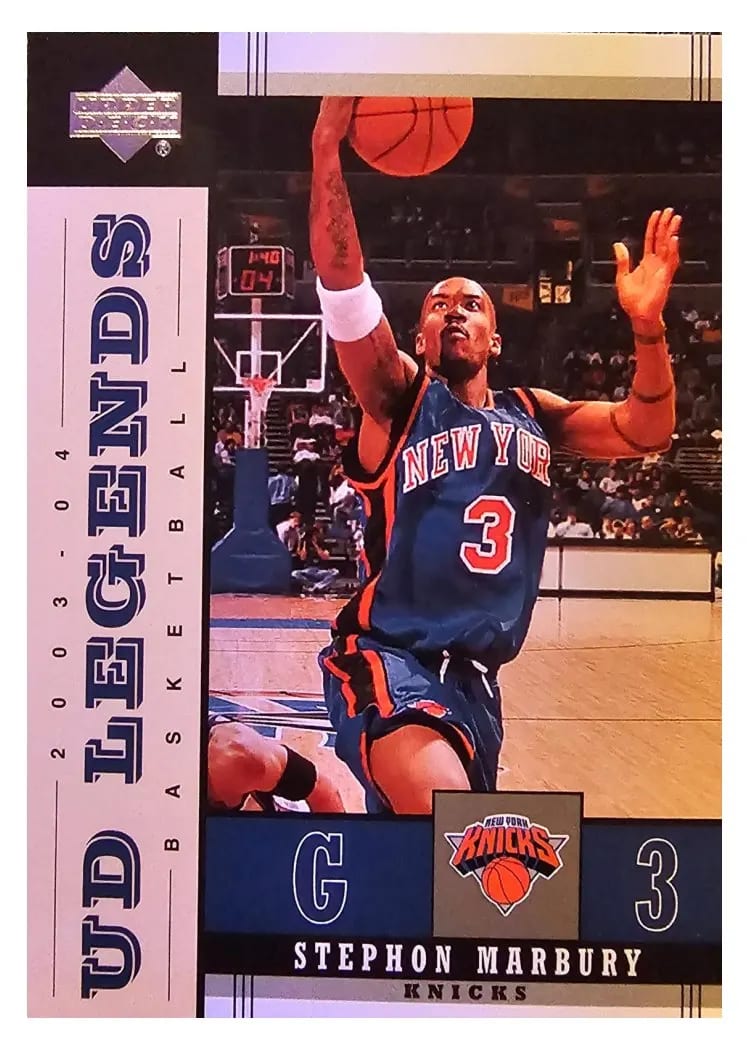 2003 Upper Deck Legends Stephen Marbury #58 card