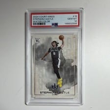 2024-25 Panini Court Kings Water Color Stephon Castle #16