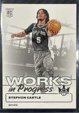 2024-25 Panini Court Kings Works in Progress Stephon Castle #23