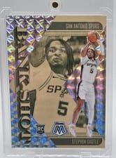 2024-25 Panini Mosaic Bank Shot Stephon Castle #4 card