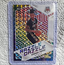 2024-25 Panini Mosaic Razzle Dazzle Stephon Castle #13 card