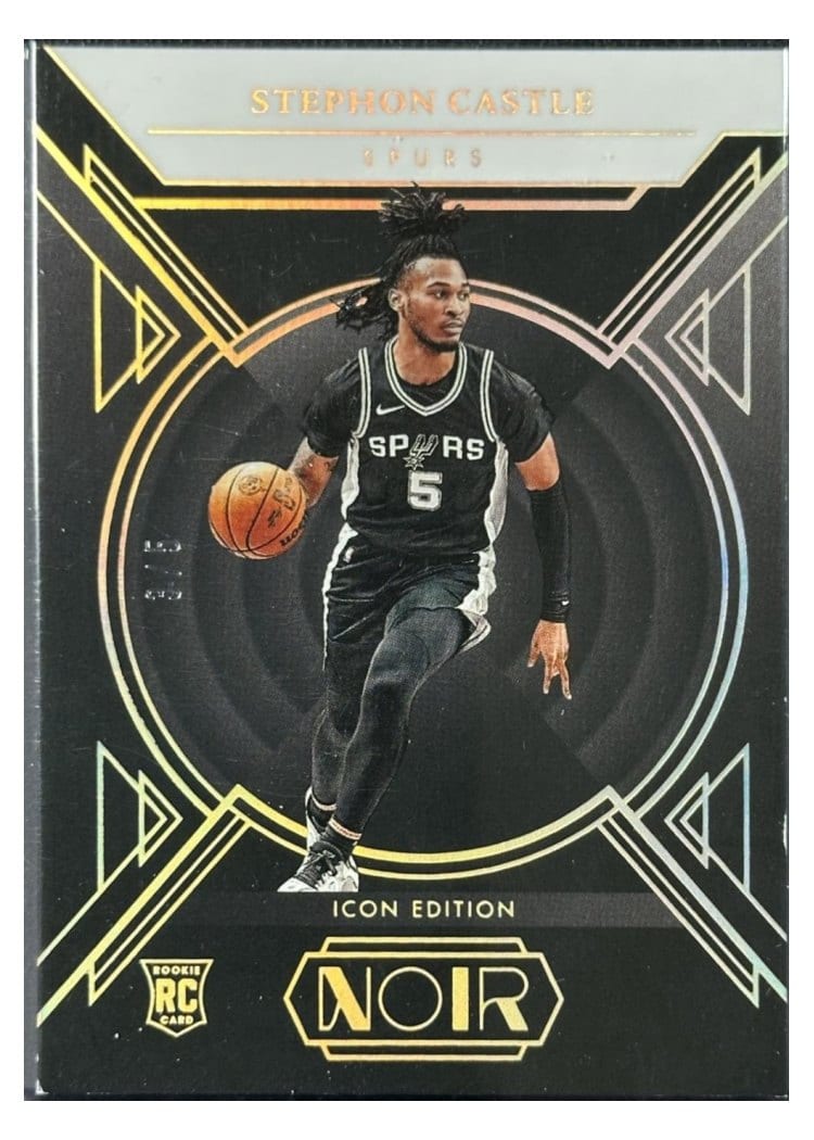 2024-25 Panini Noir Base Set Stephon Castle #185 card