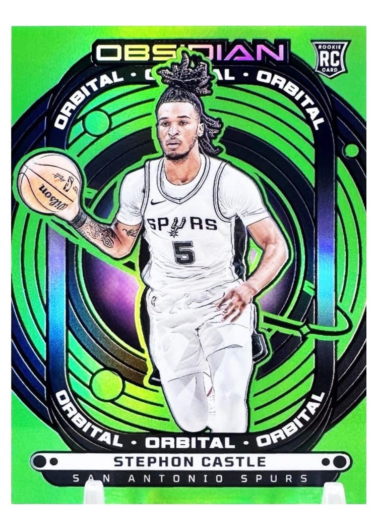 2024-25 Panini Obsidian Orbital Stephon Castle #5 card