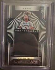 2024-25 Panini Obsidian Unbreakable Memorabilia Stephon Castle #UM-SCS