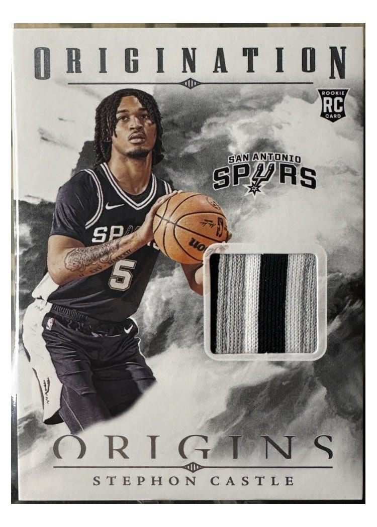 2024-25 Panini Origins Origination Memorabilia Set Stephon Castle #OM-SCA card