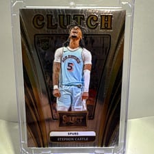 2024-25 Panini Select Clutch Stephon Castle #16 card